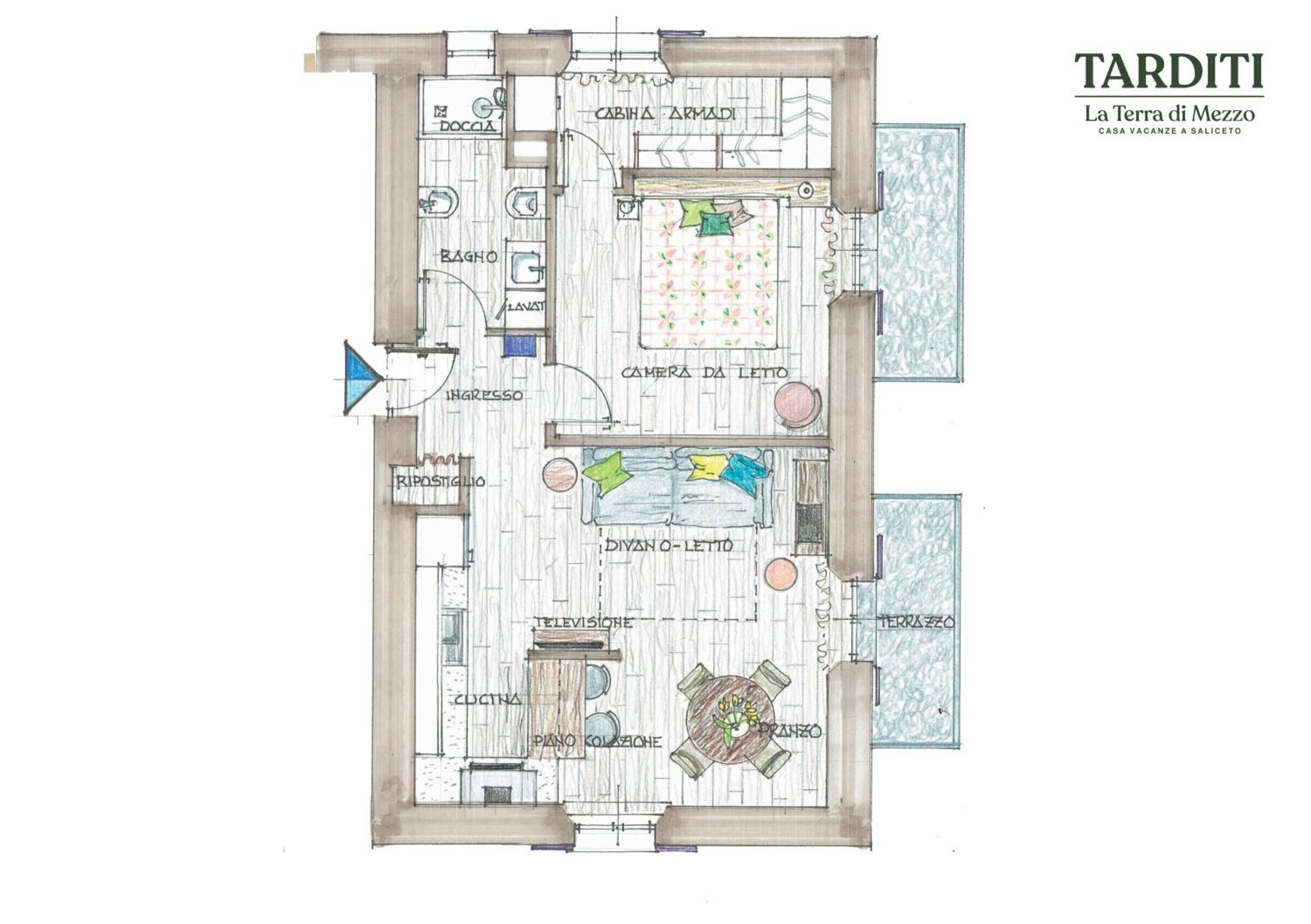 La Terra Di Mezzo Aparthotel Saliceto Εξωτερικό φωτογραφία